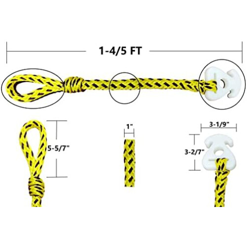 Boat Tube Tow Rope Quick Connector 2 Pack 1