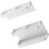 Magnetic Wall-Mounted Umbrella Stand White Adjustable Height 6