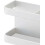 Magnetic Wall-Mounted Umbrella Stand White Adjustable Height 8