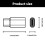 Lighting to USB-C Adapter Aluminum 5 pcs for iPhone 15/16 3