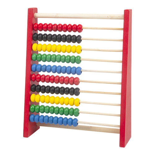 Wooden Abacus Stand for Kids Multi-Color 1 Unit