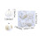 Velvet Christmas Balls White 2.36 Inch 4-Pack 3
