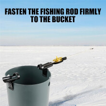 4pcs Fishing Bucket Rod Holder,Bucket Fishing Rod Holder Fishing Pole Holder Fishing Rod Rack
