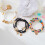 Waterproof Beaded Anklet for Women Gold Boho Seashell Design 8