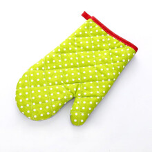 Heat Resistant Oven Gloves Green 2 Pcs