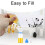 50Pcs Small Empty Squeeze Dropper Bottles Plastic Thin Tip Dropper Bottles 15ML Portable Squeezable Liquid Dropper 1