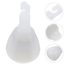 Walking Cane Tips Hook Style Plastic White 1 Piece