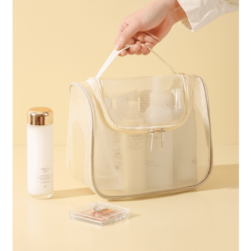 Mesh Makeup Bag Elegant Portable Organizer Large Capacity 1
