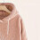 Women's Pink Plus Size Hoodie - Fluffy Fleece Pullover with 6