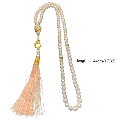 Imitation Pearl Prayer Bead Bracelet 99 Beads 2
