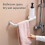 Plastic Wall-Mounted Towel Bar Rack Single 7