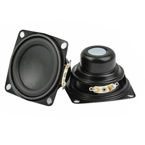 Bluetooth Full-Range Speaker with Bass 2 Pack 2 Inch