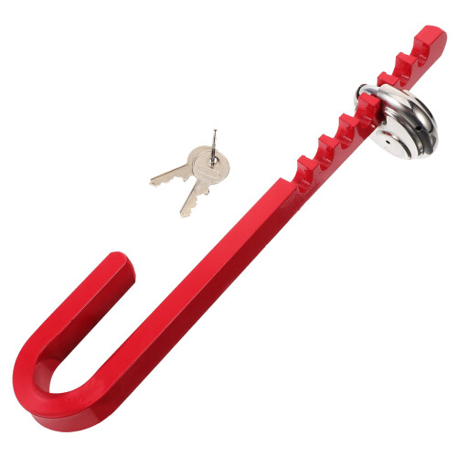 Trailer Wheel Lock J-Type Carbon Steel 1 Set 2
