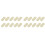 20X Violin Bridge Wire Protection Pad E1A1 String Protection Pad Accessories String Protection Pad B 2