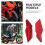 Motorcycle Wing Fairing ABS Red 1 Pair 5