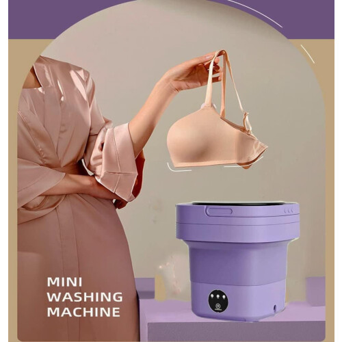 Mini Washing Machine 8L Portable with Sterilization and 1