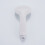 White Handheld Shower Head ABS Pressurized 1-Pack 4