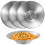 Stainless Steel Dinner Plates 8.3 inch 4 Pack 1