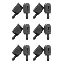 12Pcs Windscreen Washer Jet Universal Black Car Arm Windscreen Washer Wiper Blade Water Spray Jets Nozzle Accessories