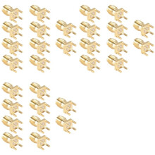 30X Sma Buchse Jack Löten Leiter Platten Montage Gerader Steck Verbinder Gold