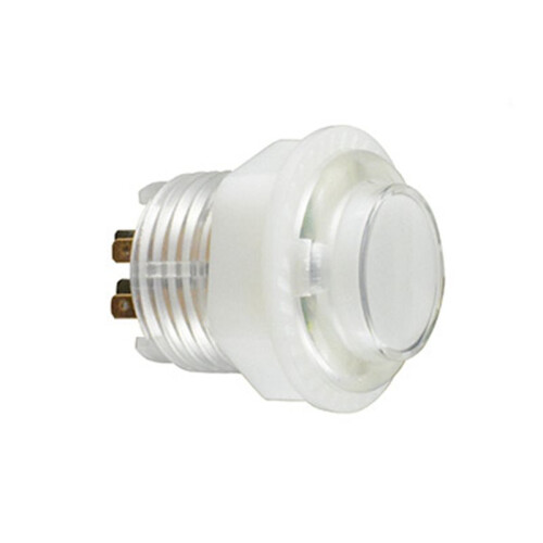 2X Quality ABS Game Machine Push Button  with Light Illuminate 24mm Arcade Game Console Button with 4 Terminal A 2