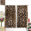Leopard Print Curtains Brown Animal Texture 52x63 Inch 2 4