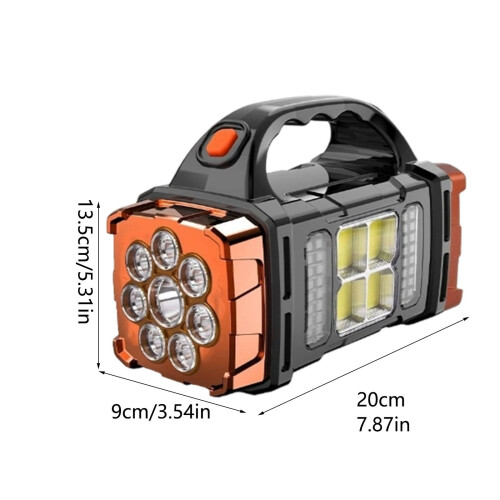 Portable Solar Hand Light USB Charging 1 Pack 2