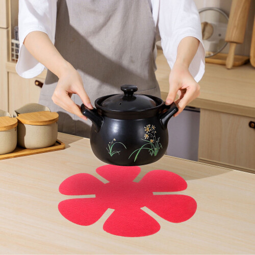 FOXNOVO Non-Stick Heat-Resistant Table Mats 12 Pcs
