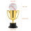 Kids Football Trophy Plastic Smooth Surface 4 pcs 2