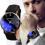 Men's Watch with White Dial and Black Strap 7