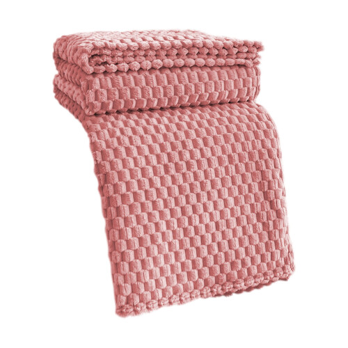 Fleece Blanket Microfiber Plush Soft Solid Color 150x200cm 1