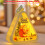 Christmas Triangle Lantern with LED Lights White Santa 6
