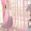 Sheer Curtain Polyester Bright Color White 1 Pair 8