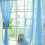 Sheer Curtain Polyester Bright Color White 1 Pair 4