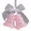 Pink Glitter Christmas Ornaments Acrylic Bow Bell Tree 2