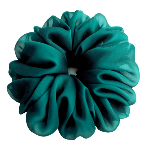 Soft Chiffon Scrunchies 38 Colors Large Ponytail Holders