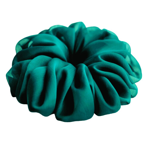 Soft Chiffon Scrunchies 38 Colors Large Ponytail Holders 1