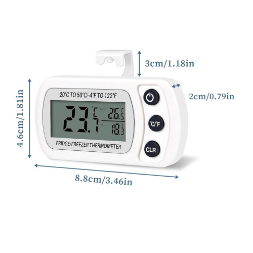 Digital Mini Fridge Freezer with LCD Display 20C–50C 2