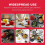 FOXNOVO Non-Stick Heat-Resistant Table Mats 12 Pcs 2