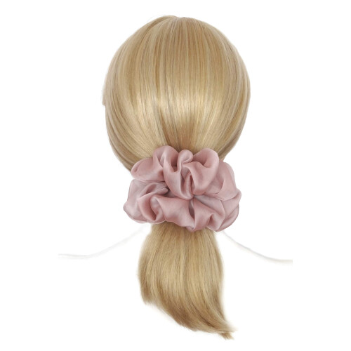 Soft Chiffon Scrunchies 38 Colors Large Ponytail Holders 1