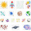 Christmas Stencil Set Reusable 4 pcs 11.7x8.3 in 7