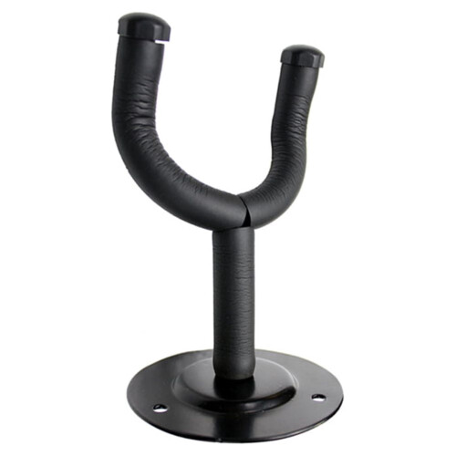 Guitar Wall Hanger Black Round Plate