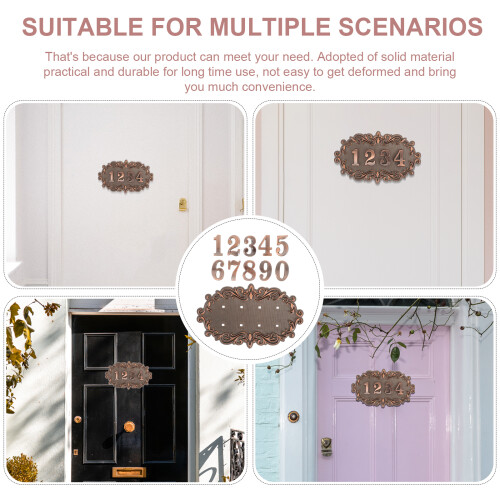 Retro Style Address Plaque 1 Set 1