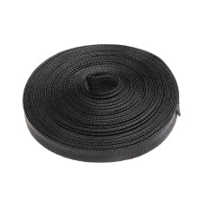 Black PET Nylon Cable Sleeve 5 Meters