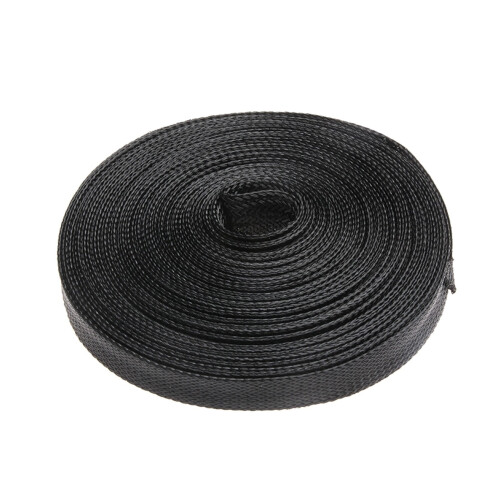 Black PET Nylon Cable Sleeve 5 Meters
