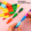 Rainbow Crayon Set Stackable DIY 6 Pcs 12 Colors 6