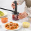 Mini Glass Food Processor with 4 Blades and 4 Bowls 4