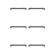 6X Double Bass Drum Pedal Drive Shaft Connecting Bar Drum Pedal Linkage Connector Arm Percussion Instrument Part