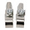 Car Battery Terminal Clamp Connector Pair Pure Copper 6