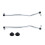 Steering Drag Link Set Adjustable LH/RH for Husqvarna 6